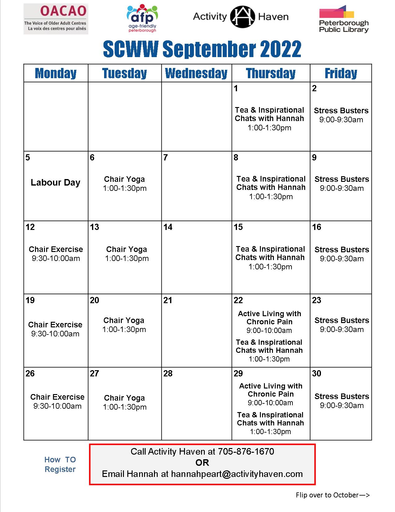 SCWW-Calendar-September-October-2022